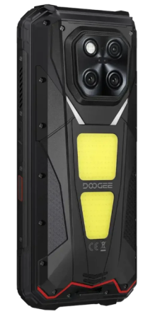 Mobiltelefon Doogee V Max Play, Fekete, Beépített projektorral, 5G, 6.78'' FHD+ 120Hz, 36GB RAM (16GB + 20GB bővíthető), 512GB ROM, Android 15, 200MP + 20MP éjjellátó, 20500mAh, 45W, Dual SIM [3]