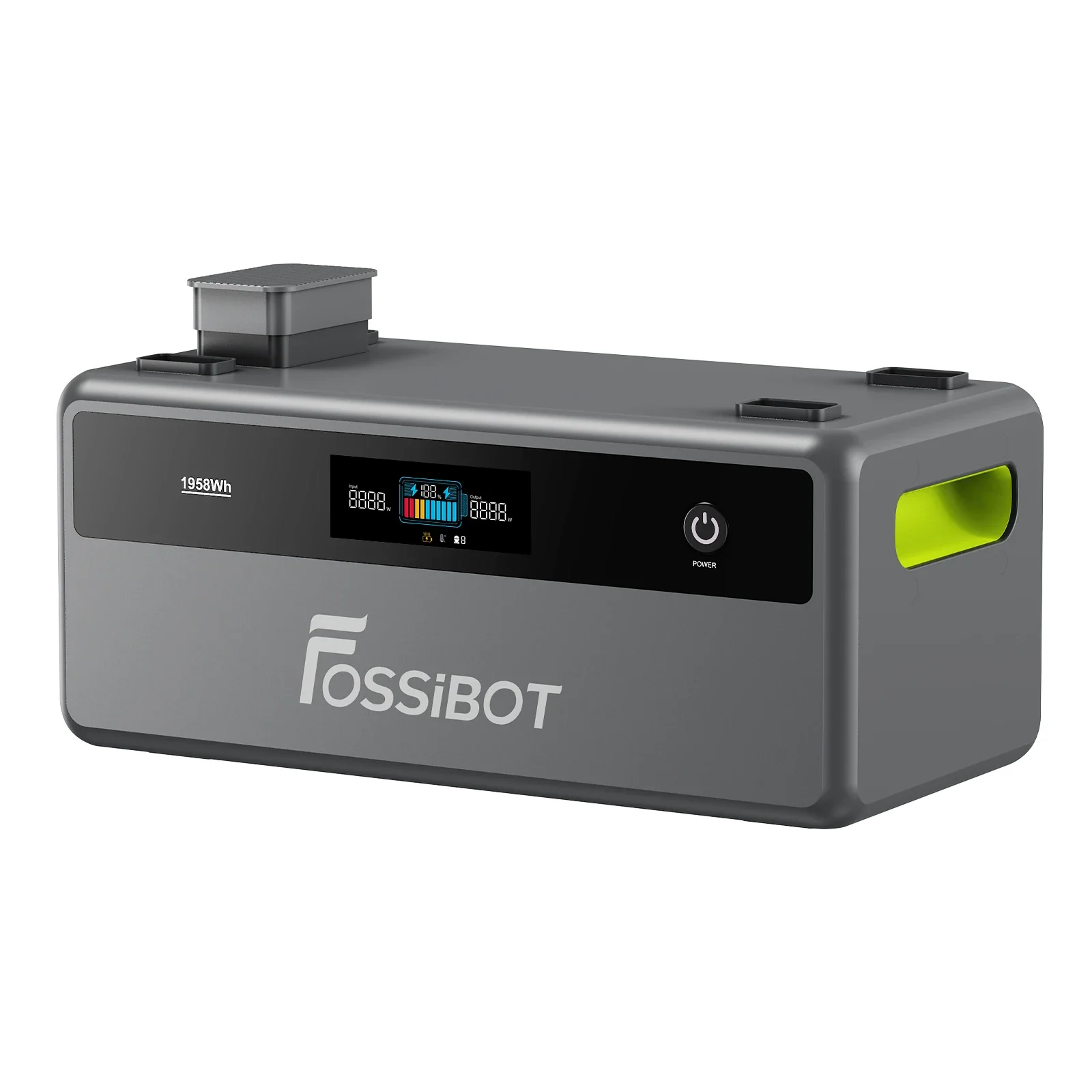 FOSSiBOT FBP1200-B Bővítő Akkumulátor, LiFePO4, akár 6000 Ciklus, Kapacitásbővítés 39.1kWh-ig, IP65 [2]