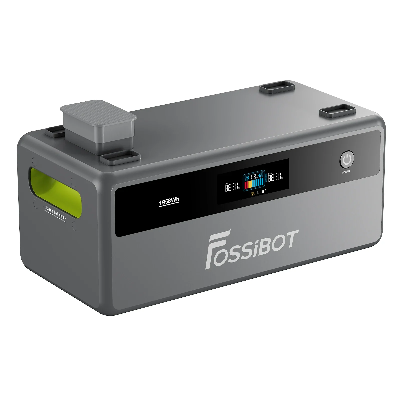 FOSSiBOT FBP1200-B Bővítő Akkumulátor, LiFePO4, akár 6000 Ciklus, Kapacitásbővítés 39.1kWh-ig, IP65 [3]