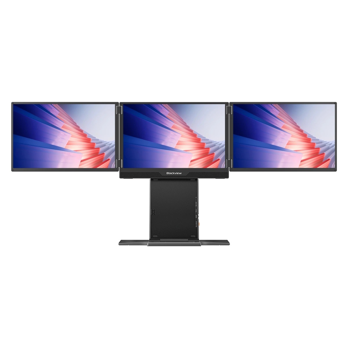 Gadgets - Blackview Table 16 Bővíthető Hordozható Monitor, Fekete, 15.3" IPS 1920×1200, 16:10, 100% sRGB, 300 nits, Tripla Kijelző, 178° Látószög, 2.5W Hangszórók, 60Hz