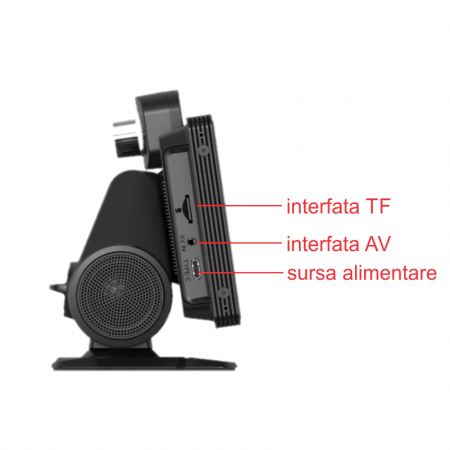 Navigator bord iSEN CP27 DVR, 4K, 10,26" touch screen, CarPlay si Android Auto wireless, WiFi, Monitorizare parcare, Camera marsarier [4]