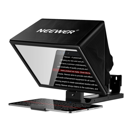 Gadgets - NEEWER BASICS X12B - Teleprompter reglabil din aliaj de aluminiu, 12"