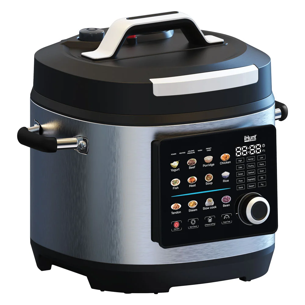 iHunt Bro Multicooker 8L Ultra Elektromos Kukta, 8L, Multicooker, Prémium Rozsdamentes Acél, Digitális Vezérlés [1]