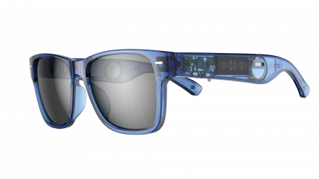 Doogee Smart Audio AJ01 napszemüveg, kék, hívások és bluetooth zene, dinamikus sztereó hangszóró, audio asszisztens, IPX4, 180 mAh [12]