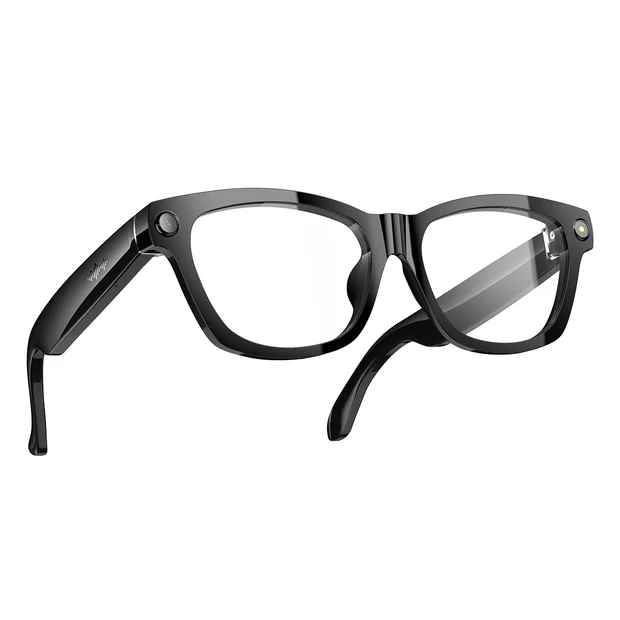 Blackview BV100 AI Smart Glasses, Clear, 8MP Camera, Bluetooth, WiFi, AI Voice Assistant, Real-Time Translation [1]