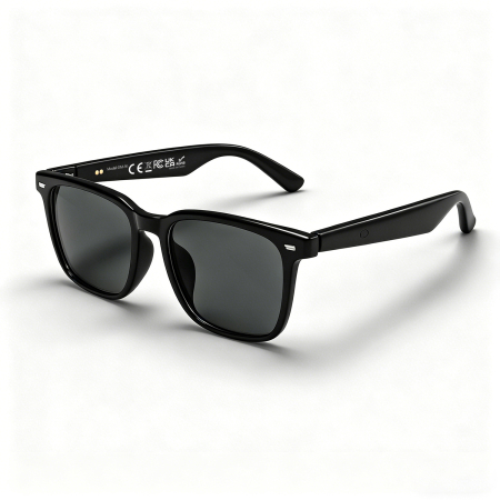 Ochelari Inteligenți iSEN GM86, Negri, AI Translation, Bluetooth 5.4, Apeluri Bluetooth, Muzică, Asistent Vocal, Control Tactil, Protecție Lumină Albastră și UV [2]