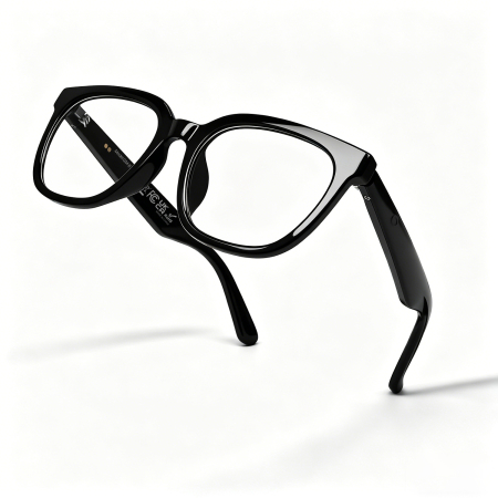 Ochelari Inteligenți iSEN GM80, Transparenți, Traducere AI, Bluetooth 5.4, Asistent Vocal, Apeluri și Muzică, Control Tactil, Încărcare Magnetică Duală, Protecție UV [3]