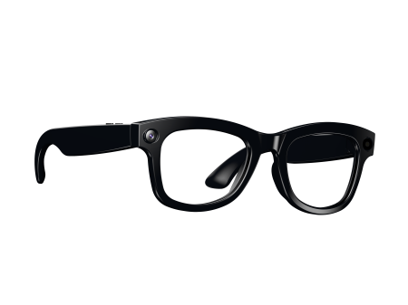 Smart Glasses iSEN M01 Pro, Transparent Lenses, Black Frame, AI Translation, 8MP AI Camera, 48g, 8.6H Use, Noise Reduction (ENC), Touch Control, Bluetooth 5.4, 1.5H Fast Charging [4]