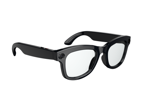 Smart Glasses iSEN M01 Pro, Transparent Lenses, Black Frame, AI Translation, 8MP AI Camera, 48g, 8.6H Use, Noise Reduction (ENC), Touch Control, Bluetooth 5.4, 1.5H Fast Charging [3]