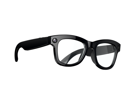 Smart Glasses iSEN M01 Pro, Transparent Lenses, Black Frame, AI Translation, 8MP AI Camera, 48g, 8.6H Use, Noise Reduction (ENC), Touch Control, Bluetooth 5.4, 1.5H Fast Charging [5]