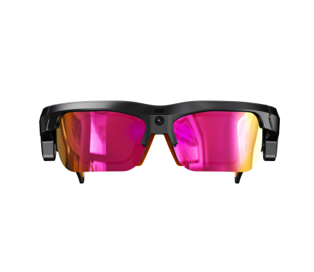 iSEN - Ochelari Inteligenți Sport iSEN S100, Negru, Cameră Sony 13MP, Înregistrare 1080P, AI ChatGPT, Wi-Fi 6, Traducere Vocală, Control Tactil, 290mAh