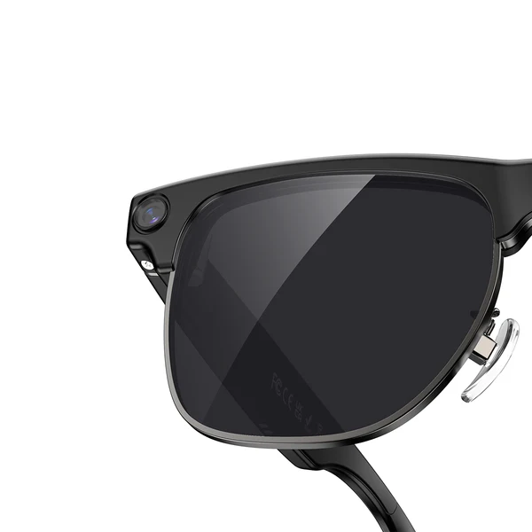Ochelari Inteligenți Blackview BV200, Negru, Cameră Sony 8MP AI, Înregistrare 1200P, Bluetooth 6.0, Wi-Fi Transfer, Traducere în Timp Real ChatGPT, Baterie 225mAh [2]