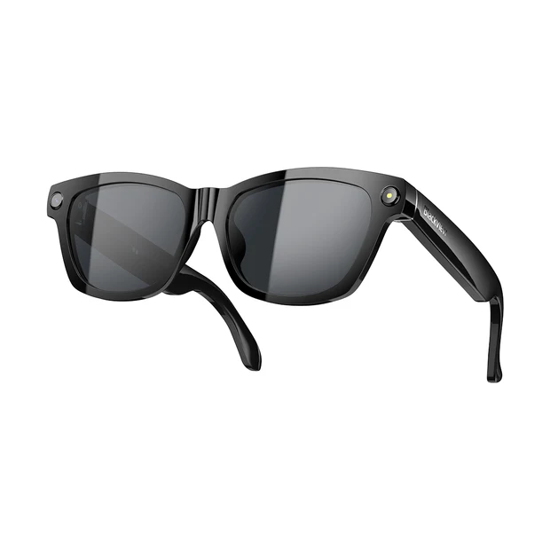 Ochelari Inteligenți Blackview BV100 AI, Negru, Cameră 8MP, Bluetooth, WiFi, Asistent Vocal AI, Traducere în Timp Real [1]