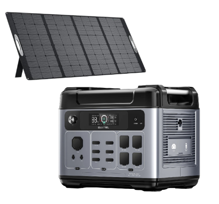 Noutati - Power Kit  Oukitel P2001E PRO Negru + Panou Solar pv400 de 400w, portabile