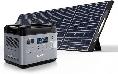 Power Kit Oukitel P2001E Black + Portable 400W Solar Panel (pv400) [1]