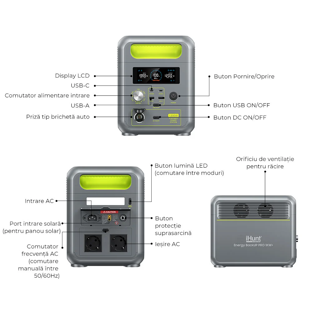 Power Station iHunt Energy BackUP PRO 1kW+ [4]
