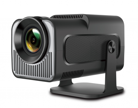 Smart Home - Proiector Portabil iSEN HY-320 Mini, Decodare 4K, 1GB RAM, 8GB ROM, Android 11, CPU Allwinner H713, GPU Mali-G31, Dual band WiFi6+BT5.0