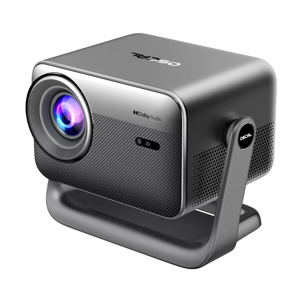 TV és projektorok - OSCAL PV1000 Max Videó Projektor, Fekete, Full HD 1080P, Android, Wi-Fi, Bluetooth, Sztereó Hangszórók, Keystone Korrekció, Vetítés akár 200", HDMI, USB