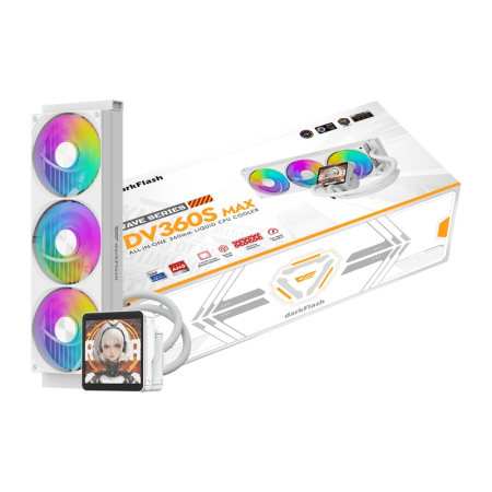 Gadgets - Racitor pentru procesor DarkFlash DV360S MAX (alb)