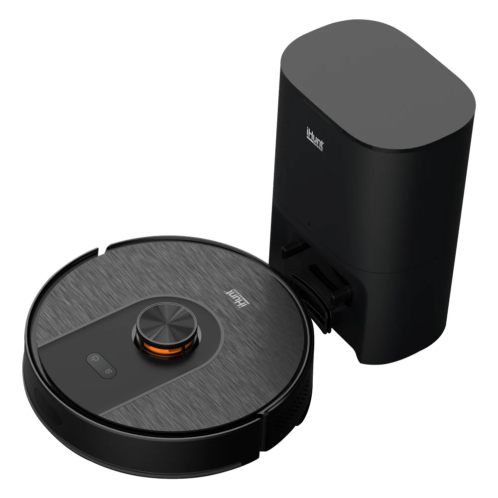 Robot Aspirator cu Mop iHunt BRO Robo Clean V6 AutoBase, LiDAR, Auto-Emptying, Control prin Aplicație, Autonomie 120 Min, Stație Colectare 3L [7]