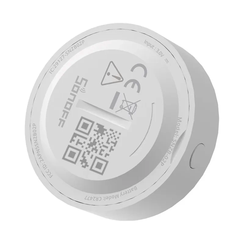 Senzor inteligent de temperatura si umiditate ZigBee Sonoff SNZB-02P (rotund) [3]