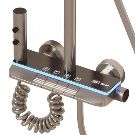 Smart Shower Set, iHunt C86, LED Display, Digital Screen, 4 Water Flow Modes, Adjustable [1]