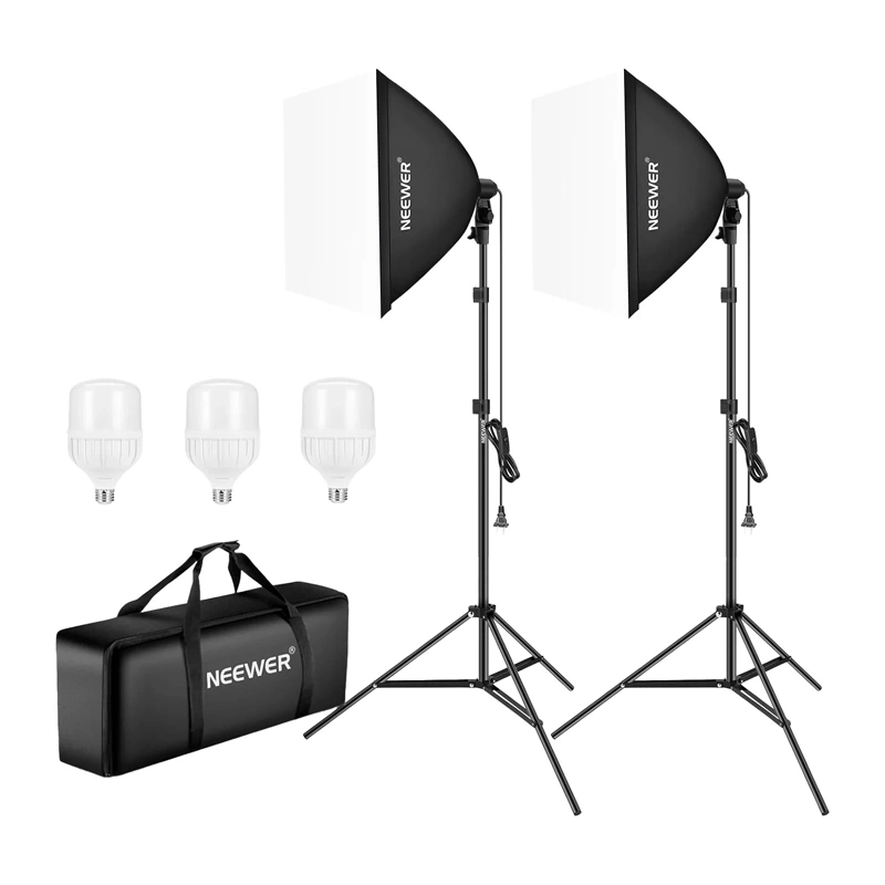 Gadgets - Set de iluminare cu softbox 10102773, 700 W, 3 bucati