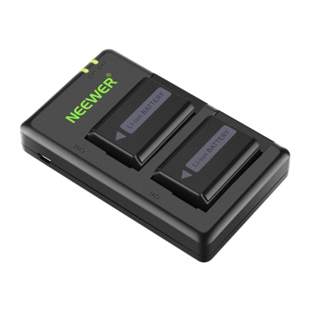 Gadgets - Set format din 2 baterii de schimb Sony si un incarcator NEEWER NP-FW50