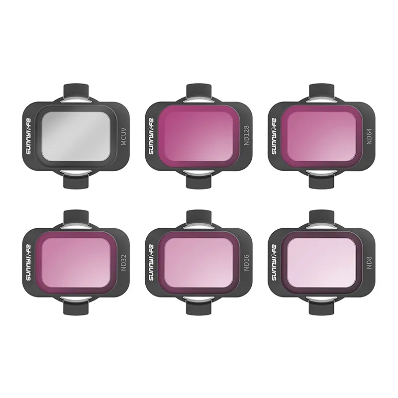 Gadgets 1 - Set of 6 filters Sunnylife MCUV, ND8/16/34/64/128 for DJI Avata 2