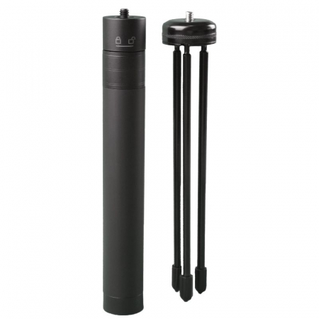 Set trepied plus brat extensibil original FunSnap Negru pentru FunSnap Capture 2S, Filet 1/4", Metal [1]