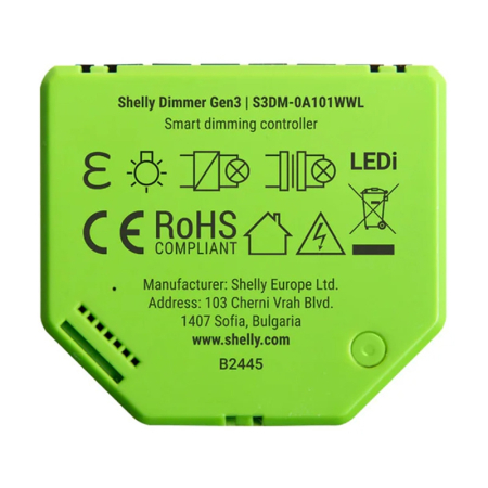 Shelly Dimmer Gen3 Controler de lumina WiFi [2]