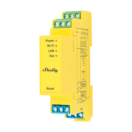 Gadgets - Shelly RGBWW Pro WiFi 5-canal DIN Rail controler de iluminat