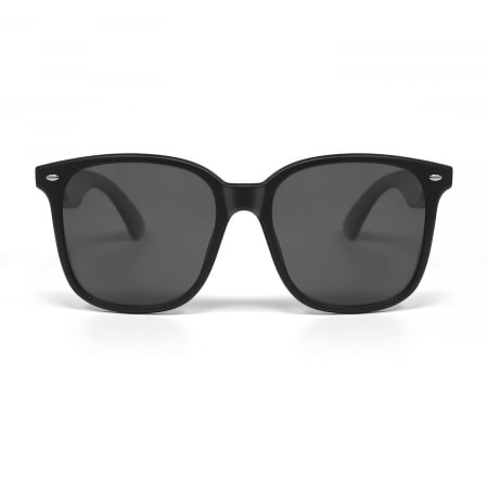 Lifestyle - Smart Sunglasses iSEN GY500 Negru, Resigilat, Traducere AI, 2 Difuzoare, Sunet panoramic, BT 5.4, Control muzica, Apeluri, Asistenta vocala, Camera la distanta, Incarcare magnetica, Lentile Polarizate