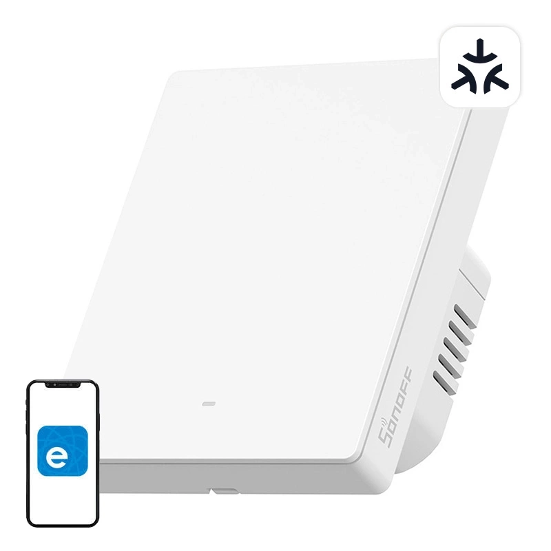 Smart wall switch SONOFF M5-1C-80W Matter (1-channel, to frame) [5]