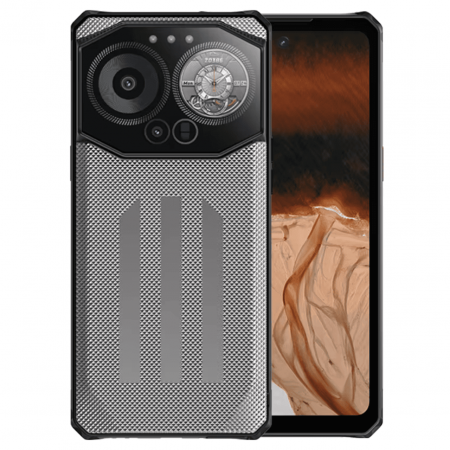 Telefoane Rezistente - Telefon mobil F150 B3, Gri, 4G, 6.6" LCD IPS, 20GB RAM (8GB + 12GB extensibili), 256GB ROM, Android 14, MediaTek Helio G96, 100MP+8MP, Night Vision, 10000mAh, 30W, NFC, Face ID, Dual SIM