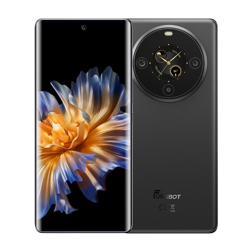 Telefoane - Telefon mobil FOSSiBOT S3 Pro Gri, 4G, 6.67" AMOLED, 20GB RAM (6GB + 14GB extensibili), 128GB ROM, Android 14, 64MP+8MP+2MP Camera AI, 5000mAh, 18W, NFC, Face ID, Dual SIM