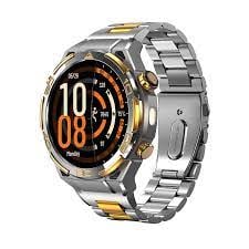 Smartwatch - Smartwatch Blackview W90 Pro, Grey & Gold, Metal & 14K Gold, 1.43'' AMOLED HD, 900mAh, GPS, Health and Sport Monitoring, Bluetooth Calling, ChatGPT