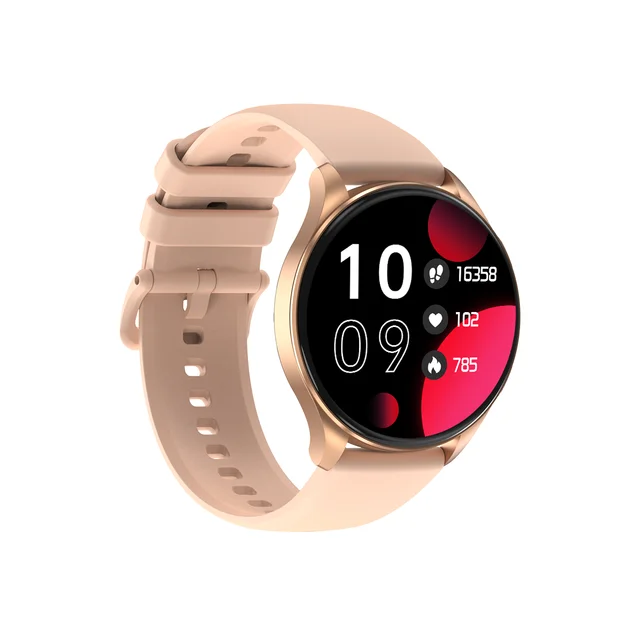 Smartwatch Blackview X20 Gold+Pink, 1.43" HD AMOLED, 128MB, Apel Bluetooth Hi-Fi, Monitorizare sanatate, Control muzica, Multi Sport, 380mAh