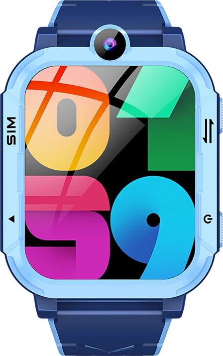 Smartwatch Blackview Z20 Blue, 4G, 1.83'' HD, Eye Protection, GPS+WiFi+LBS Positioning, 4G Video Call, Face Unlock, SOS, Parental Control, 800mAh, for Kids [3]