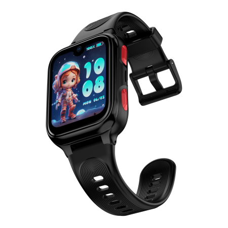 Ceas  Smartwatch LAGENIO K9, Negru, 4G, 1.78'' AMOLED, 1 GB RAM, 8GB ROM, Camera 5MP, Android 8.1, Tracking GPS, Apel Video, SOS, Control Parental, Asistent AI, 700mAh, Pentru copii intre 5-14 ani [5]