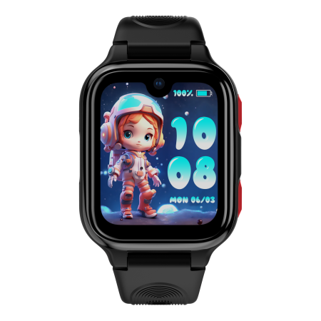 Ceas  Smartwatch LAGENIO K9, Negru, 4G, 1.78'' AMOLED, 1 GB RAM, 8GB ROM, Camera 5MP, Android 8.1, Tracking GPS, Apel Video, SOS, Control Parental, Asistent AI, 700mAh, Pentru copii intre 5-14 ani [6]