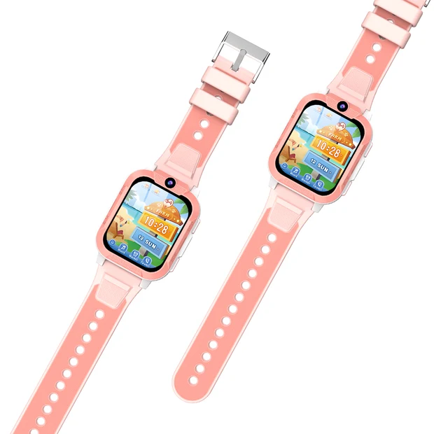 Smartwatch Copii Blackview Z40 Pro, Roz, 4G LTE, 1.85” TFT, Apeluri Video, GPS + LBS + Wi-Fi, Lanternă LED, IP68, 512MB RAM, 256MB ROM, Baterie 850mAh [5]