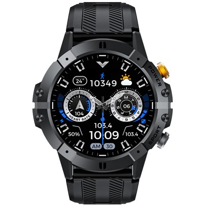 Smartwatch - Smartwatch Cubot C29 Negru, 1.52", HRV, ECG, Monitorizare sanatate si somn, Moduri sport, Bluetooth Call, 410 mAh, Android 6.0 / iOS 9.0 sau mai recent