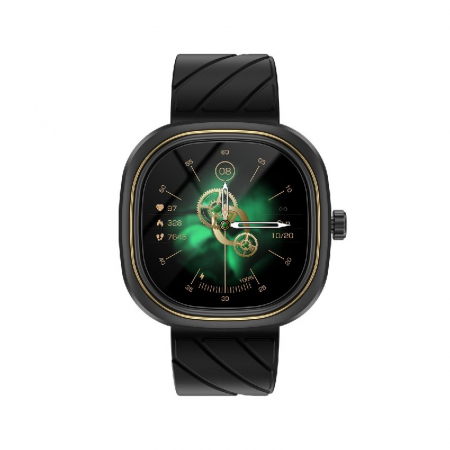 Smartwatch Doogee DG Ares Negru, LCD HD 1.32", Ritm cardiac, Saturatie oxigen, Monitorizare somn, Memento sedentarism, 300mAh [0]