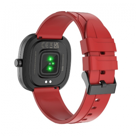 Smartwatch Doogee DG Ares Red, 1.32" HD LCD, Heart Rate, Oxygen Saturation, Sleep Monitoring, Sedentary Reminder, 300mAh [3]