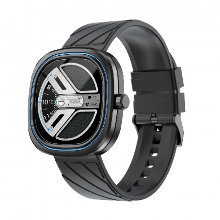 Smartwatch Doogee DG Ares Gri, LCD HD 1.32", Ritm cardiac, Saturatie oxigen, Monitorizare somn, Memento sedentarism, 300mAh [1]