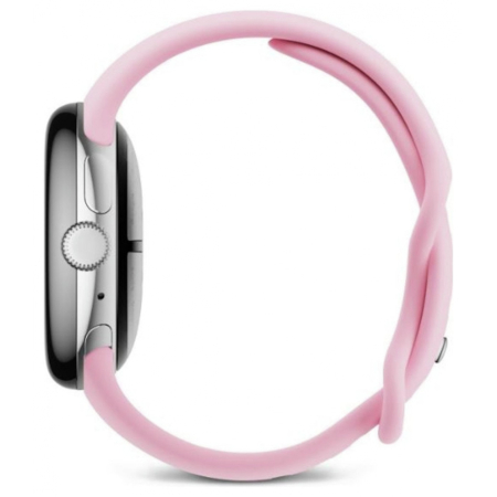 Smartwatch Google Pixel 3 41MM LTE Polished Silver Case, Rose Quartz Active Band [2]