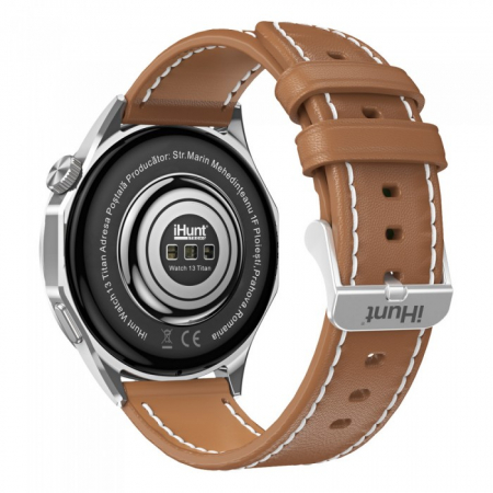 Okosóra iHunt Watch 13 Titan, Brown, AMOLED 1.43" Teljes Érintőkijelző, Telefonos Fotó Távirányító, Egészségfigyelés, Multisport, IP68, 330mAh [4]