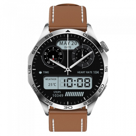 Okosóra iHunt Watch 13 Titan, Brown, AMOLED 1.43" Teljes Érintőkijelző, Telefonos Fotó Távirányító, Egészségfigyelés, Multisport, IP68, 330mAh [5]
