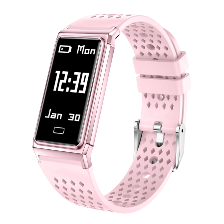 Hírek - iSEN B11 Okosóra, Rózsaszín, 0.96" OLED, Bluetooth 5.3, Pulzusmérő, SpO2, HRV, Alvásfigyelés, IPX8